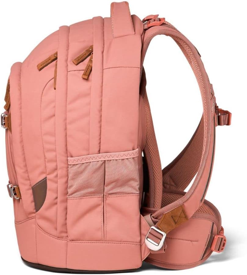 satch Pack Schulrucksack Set 3tlg. mit Sporttasche und Schlamperbox Nordic Coral, Nordic Coral