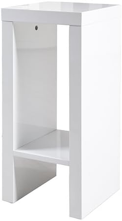 Phönix 178801WE Mainau Blumenständer mit Ablagefach, 60 cm, weiss 60 cm Weiss, 60 cm Weiß