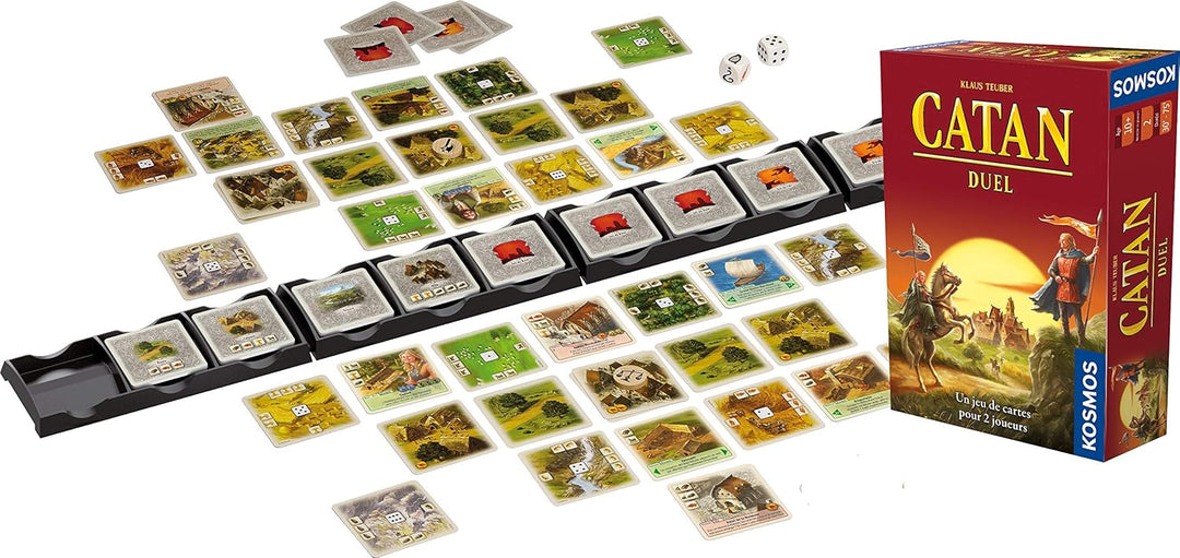 Asmodee - Catan: Duell – intensives Gesellschaftsspiel für 2 Spieler ab 10 Jahren – Erweitern Sie Ih