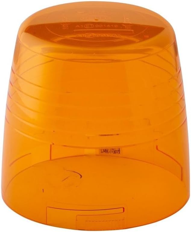 HELLA - Halogen-Rundumkennleuchte - KL JuniorPlus - 12V - gelb - Anbau/geschraubt - Stecker: Flachst