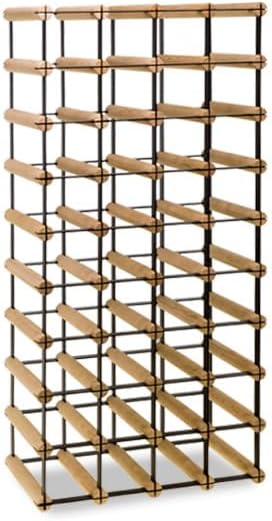 PROREGAL Modulares Weinregal VINOTECA MOD Metal | HxBxT 92,5x42,5x24,5cm | 4x9 Flaschen | Massives K