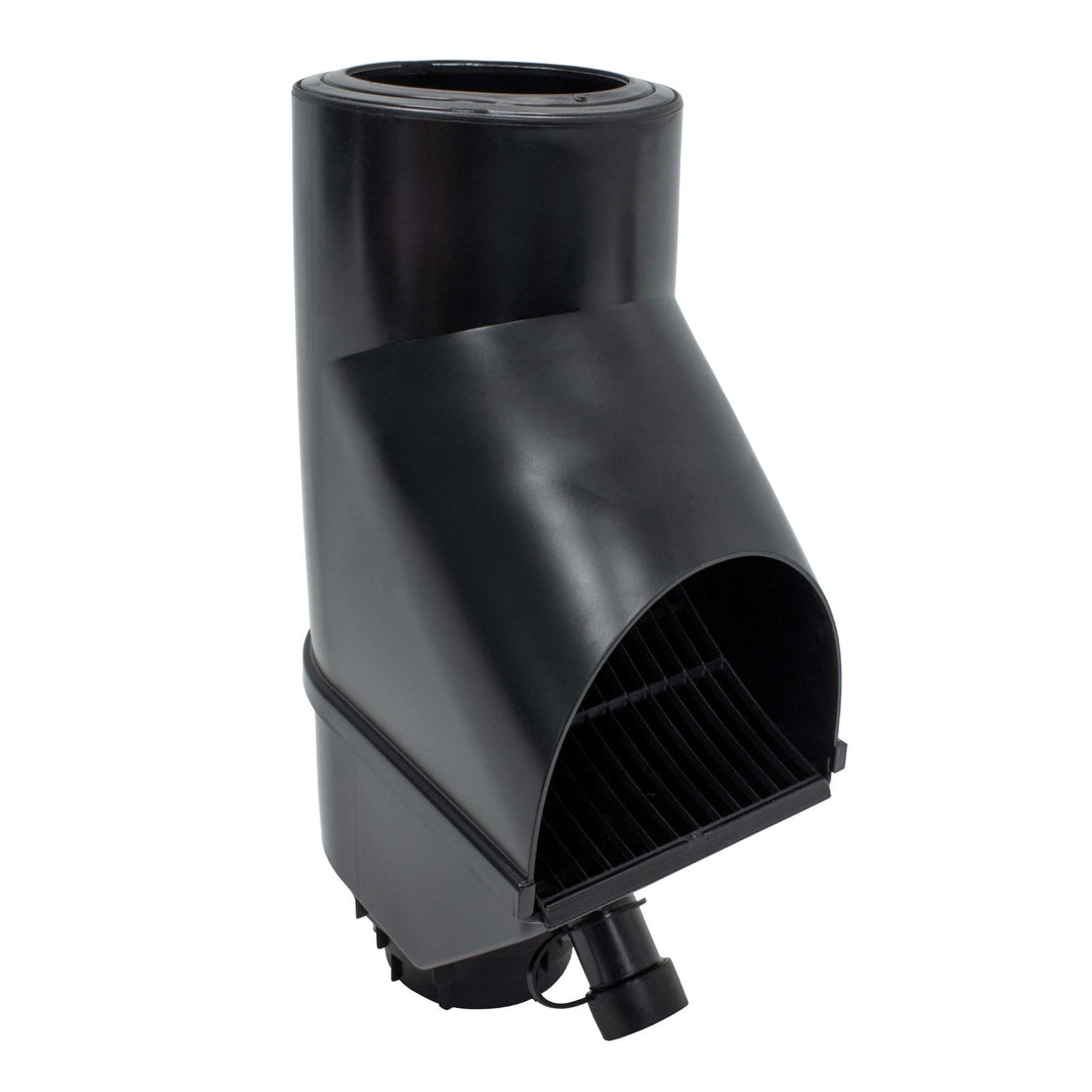 Jardinion Regenwasserfilter, Fallrohr Laubabscheider Schwarz 30,5 x 12 x 17,5 cm Regenwassersammler