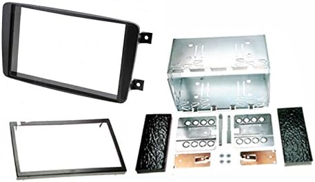 CARAV 40-108* doppel DIN Autoradio Radioblende mit Metallrahmen für Mercedes Benz C-Klasse(W203)2000