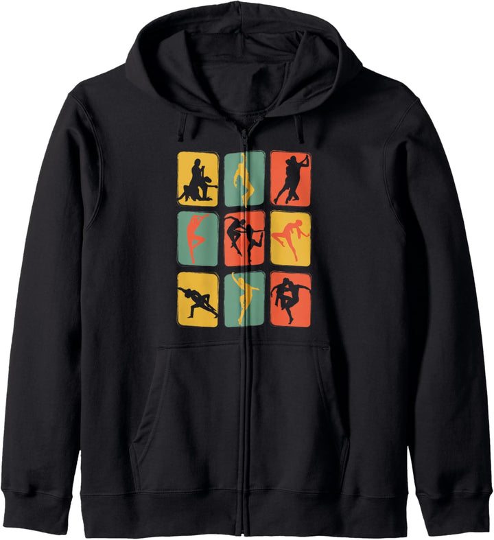 Tanz Tanzen Tänzer Vintage Retro Standard Disco-Tanz Fox Kapuzenjacke