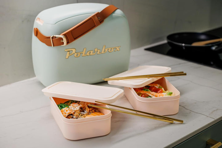 Kreher Kühltasche mit Brotdose, Kühlbare Lunchbox, Passive Kühlbox für Lebensmittel, Medikamente, Mi