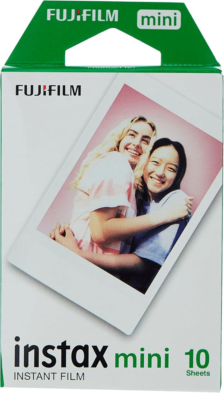 Fuji 96090 Instax Mini Sofortbildfilm, 10 Blatt, 5 Stück, Weiss