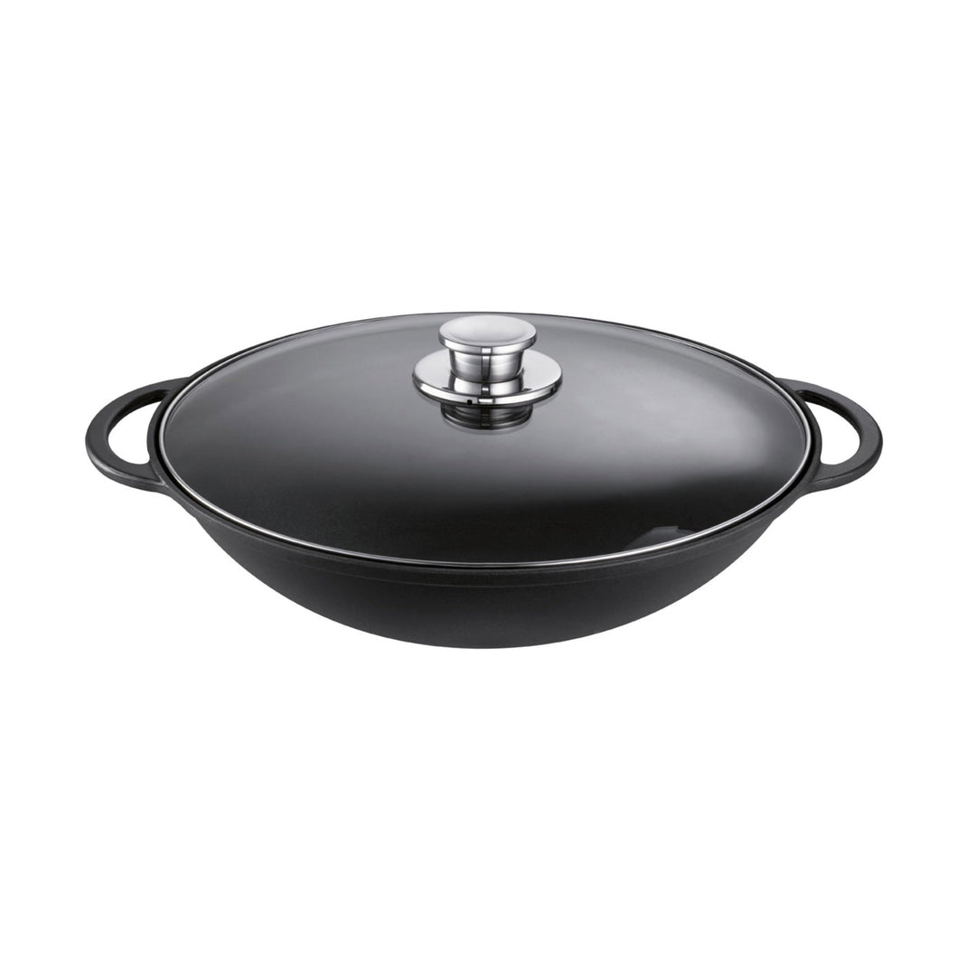 Schulte-Ufer 1662-36 s Wok Rustika 36 cm, schwarz