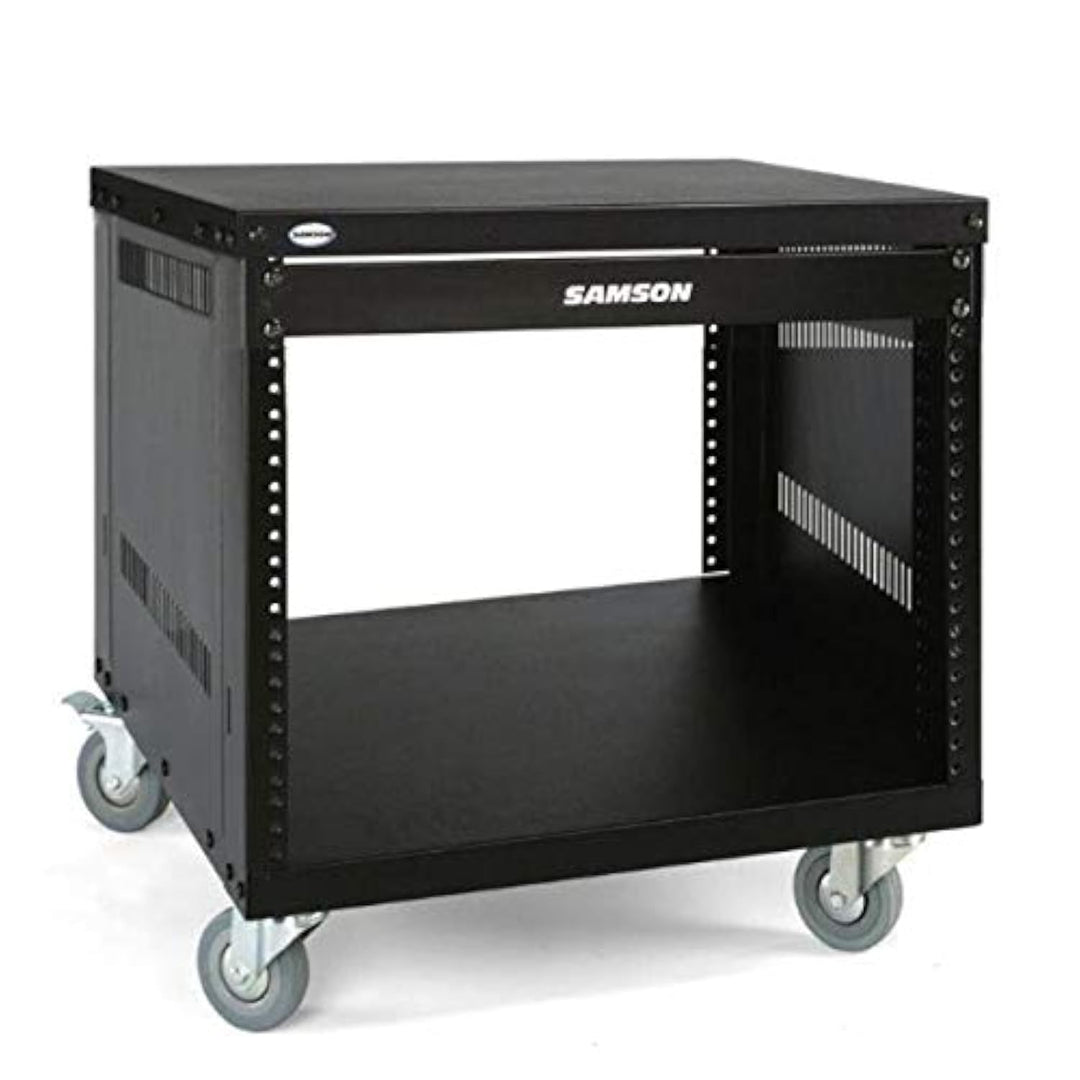 Samson SRK8 Rack 19 Zoll / 48,3 cm für 8 Einheiten, Schwarz Single, Single