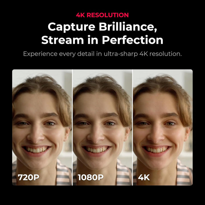 YOLOLIV YoloCam S7-4K60 Live-Streaming-Webcam, DSLR-ähnliche Steuerung, Kino-Effekte, Autofokus, MFT