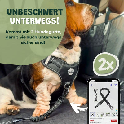 Die Bellende Katze Hundedecke Auto Rücksitz Fester Boden - Schutzdecke Harter Unterseite - Autodecke