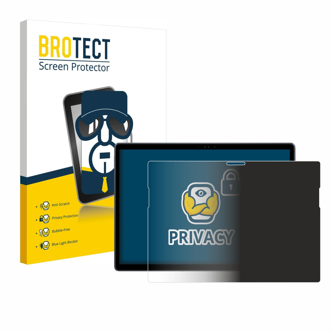 BROTECT Anti-Spy Blickschutzfolie für Dell Latitude 7350 Detachable Privacy Screen Protector [Displa