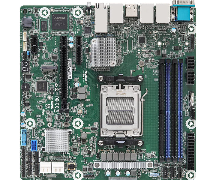 AsRock Rack B650D4U-2L2T/BCM Micro-ATX Server Motherboard Single Socket AMD Ryzen 7000 Series Prozes