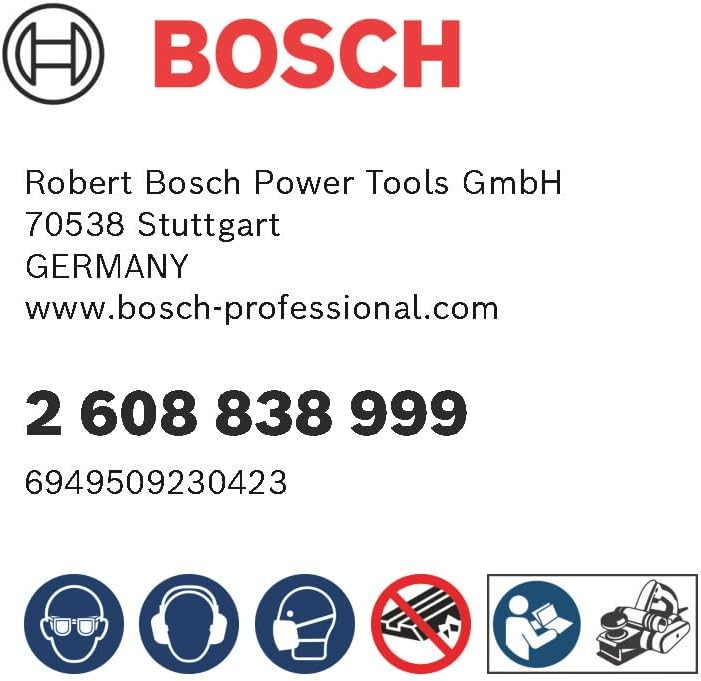 Bosch 1x PRO Hobelmesser-Set (für Kunststoffbeschichtete Platten, Hartholz, 82 x 5,5 x 1,1 mm, Profe