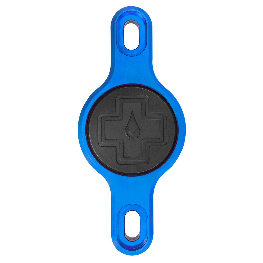 Muc-Off Secure Tag Holder V2 Für Apple AirTag, Schwarz, MU-ACC-2703, Blau
