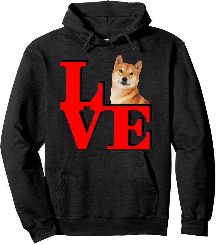 Shiba Inu Love Park I love my dog Pullover Hoodie