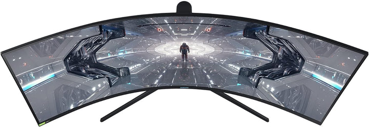 Samsung Odyssey G9 Curved Gaming Monitor C49G94TSSP, 49 Zoll, VA-Panel, QLED, DQHD-Auflösung, AMD Fr