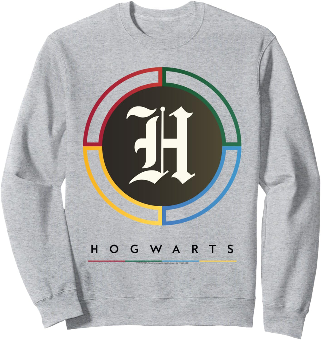 Harry Potter Hogwarts Old English 'H' Logo Inverted Sweatshirt