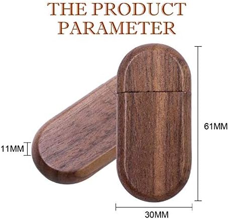 Anloter Wood Flash Drives 5 Pack Wooden USB Drive 16GB USB 2.0 Thumb Drive USB Flash Drive Wooden Me