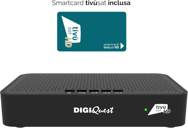 Digiquest Decoder Tivùsat Classic Q10, Nero