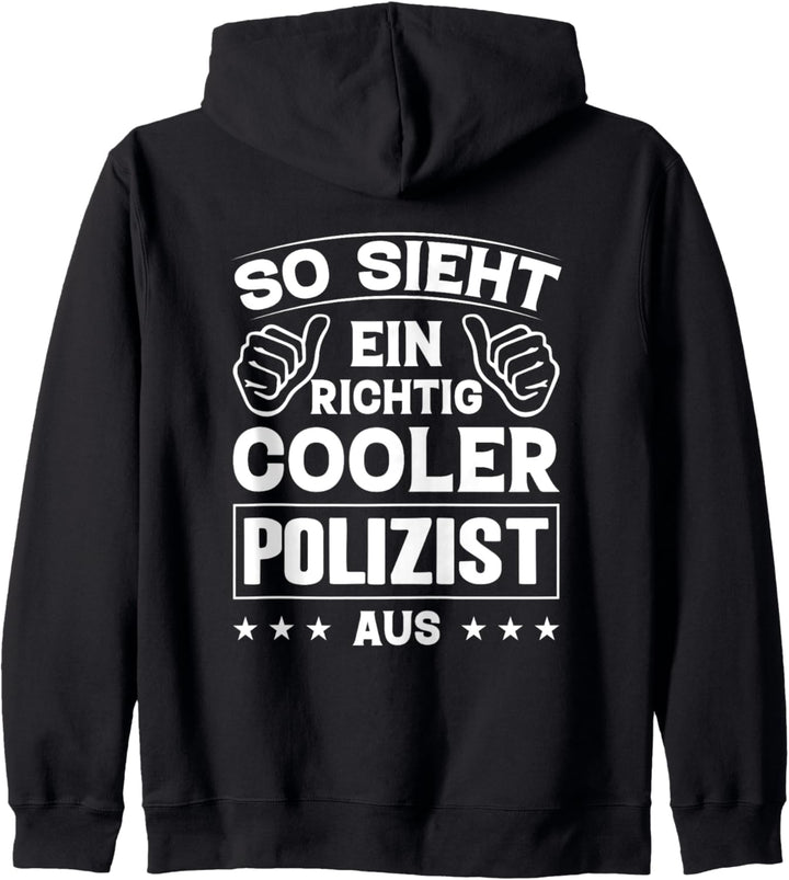 So Sieht Ein Richtig Cooler Polizist Aus Kapuzenjacke