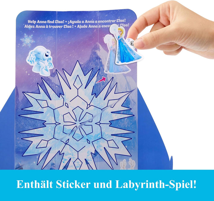 Mattel Disney Die Eiskönigin Anna Modepuppen-Set, Spin & Reveal mit 11 Überraschungen, darunter 5 Ac