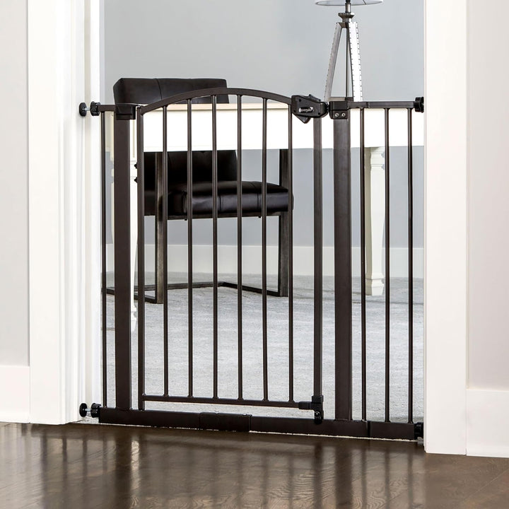 Regalo Arched Decore Easy Step Extra Wide Baby Gate, Extra Wide