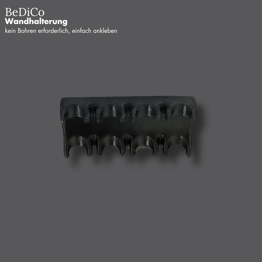 BeDiCo I 4er-Set I Edelstahl Spülmaschinen Aufsteck-Weinglashalter I Schutz der Gläser vor Kippen, B