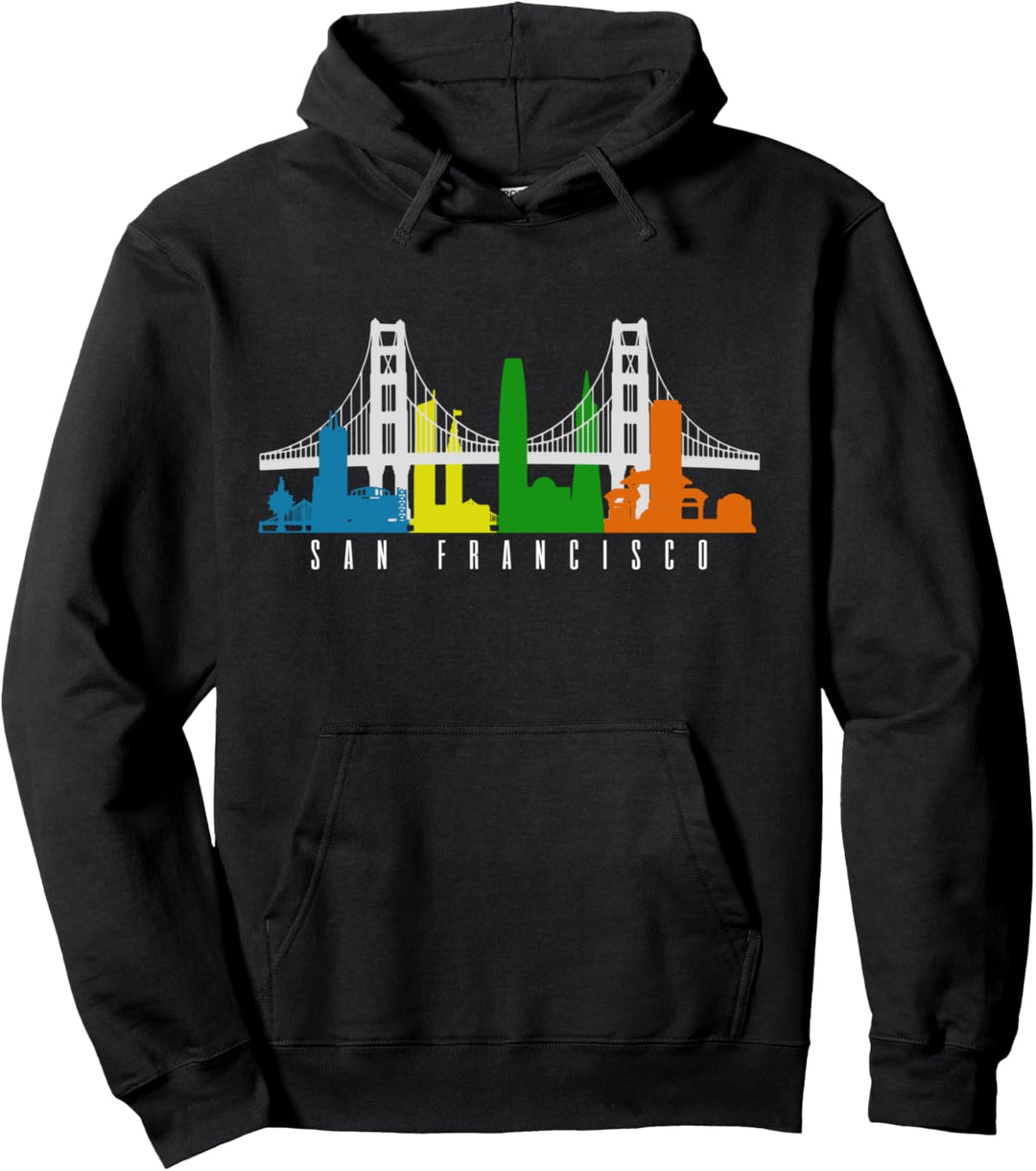 San Francisco California Kalifornien USA Amerika Souvenir Pullover Hoodie
