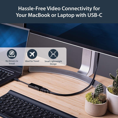 StarTech.com USB-C-zu-HDMI-Adapter — 4K 60-Hz-Video, HDR10 — USB-C-auf-HDMI 2.0b-Adapterdongle — USB