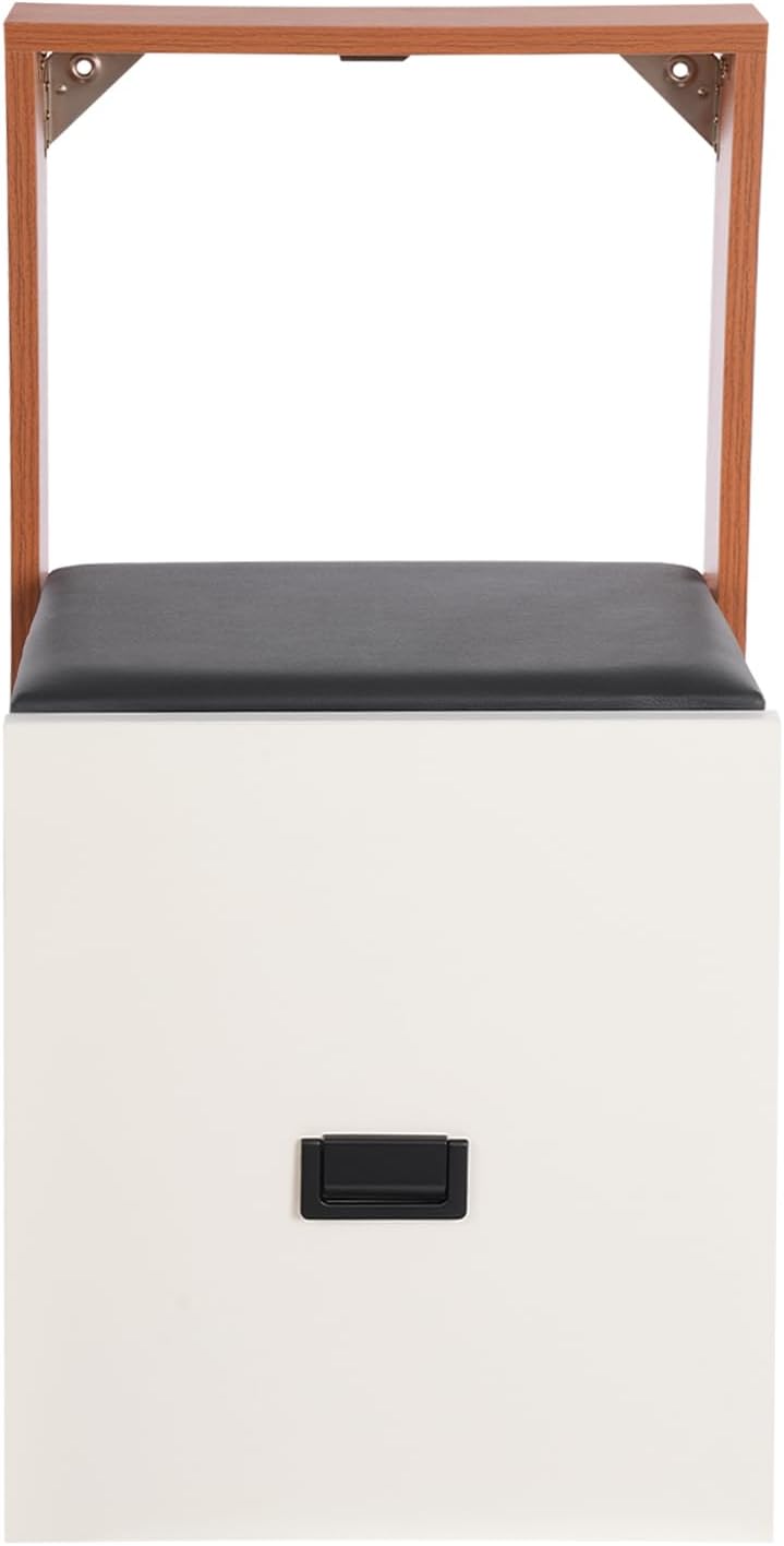 Wandklappstuhl, 35.5x36.5cm Klappsitz Wand, Wand Klappstuhl 150kg Gesamtbelastbarkeit, Wand Montiert