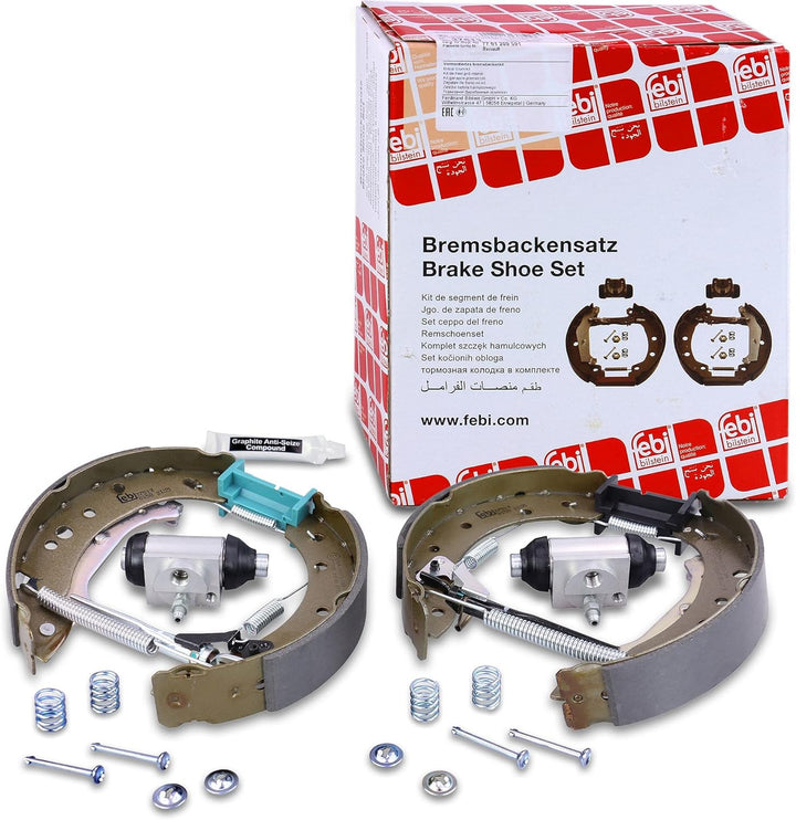 febi bilstein 37513 Bremsbackensatz mit Anbaumaterial , 1 Stück