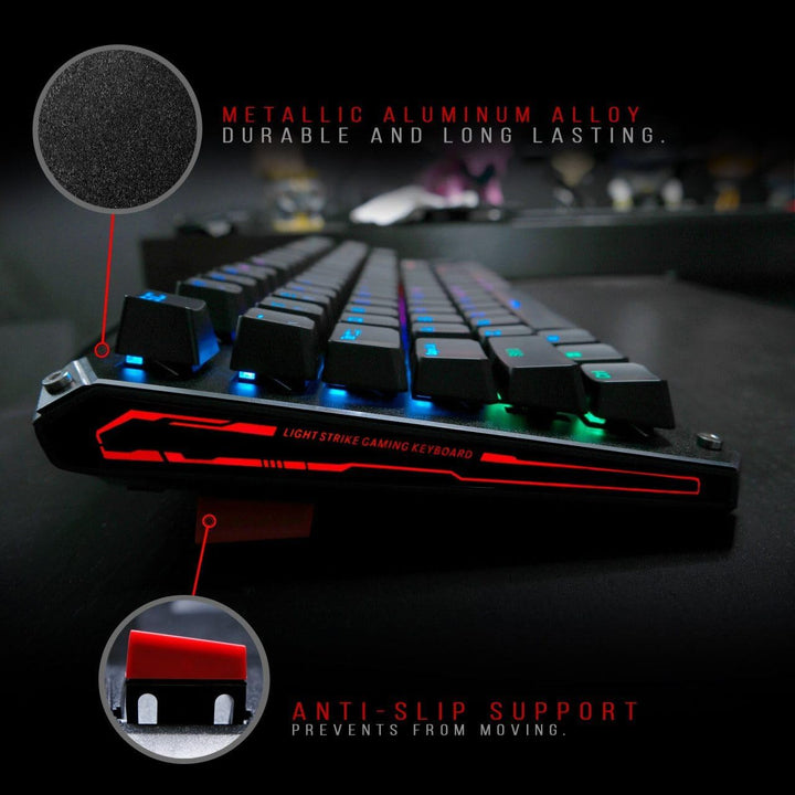 A4Tech Bloody B930A RGB 45991 Compact - TKL B930 – Orange Switch (taktil und klickend), Compact - TK