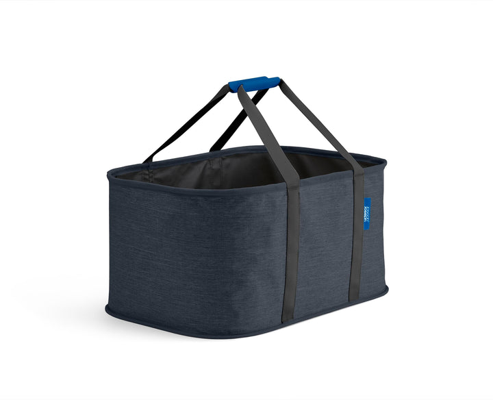 Joseph Joseph Hold-All faltbarer 35L Wäschekorb, Feuchtigkeitsabweisend, Strapazierfähig, Schwarz/Du