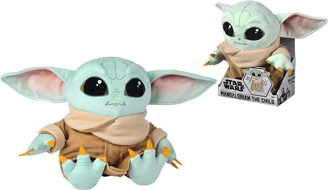 Simba 6315875802 - Mandalorian Ultimate Disney The Child Baby Yoda Plüschtier, 30 cm, in Displaybox,