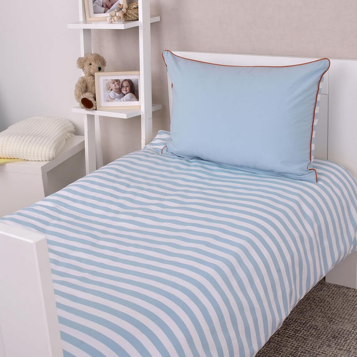 TOM TAILOR Melange-Bettwäsche Ky Blue & Light Lemon 40x60 cm + 100x135, Ky Blue & Light Lemon 40x60