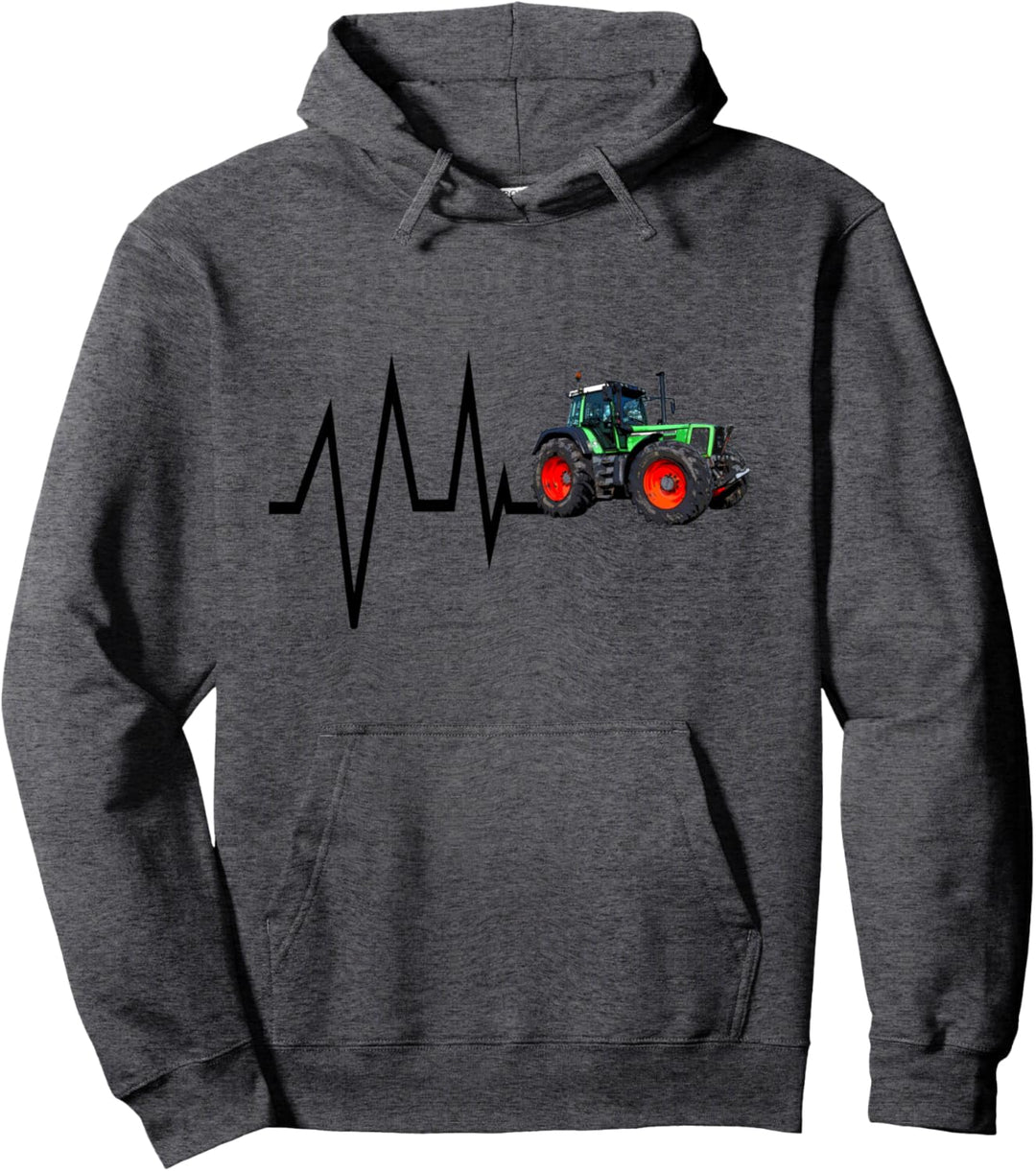Traktor Landwirt Bauer Herzschlag Trecker Landwirtschaft Pullover Hoodie