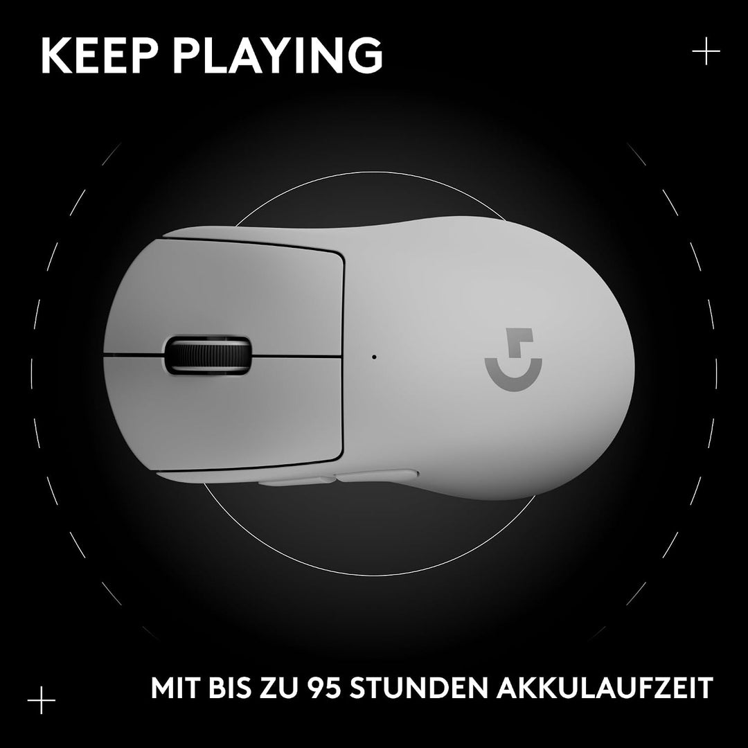 Logitech G PRO X SUPERLIGHT 2 DEX kabellose Gaming-Maus