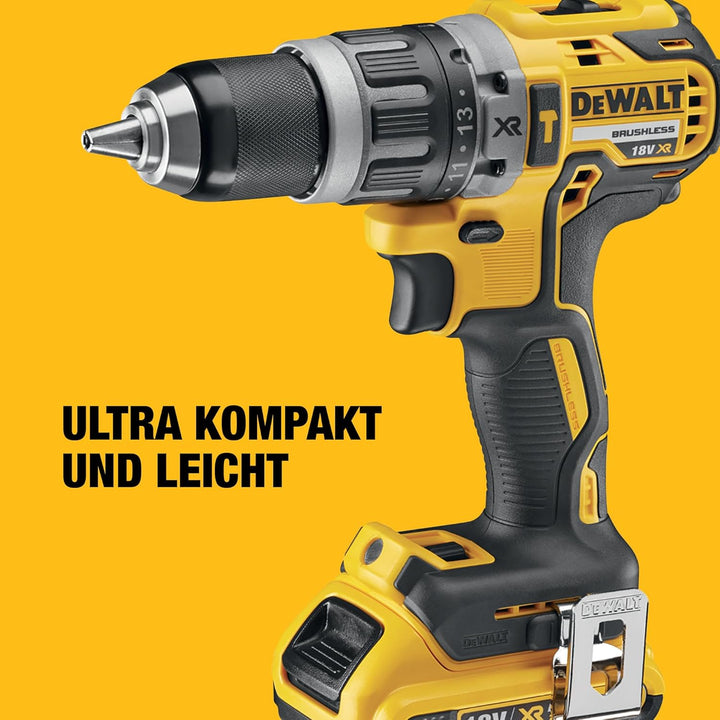 Dewalt 18 Volt Akku Schlagbohrschrauber DCD796D2 (Bürstenloser Motor, 2-Gang Vollmetallgetriebe, max