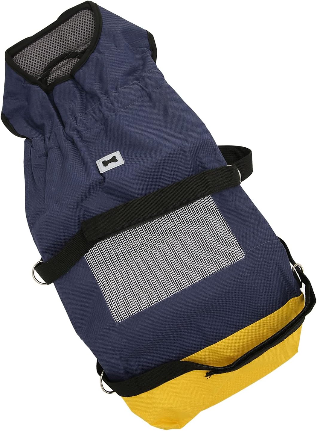 Tnfeeon Hunderollstuhl für Hunde, Haustierrollstuhl aus Verbundplanke für Gelähmte Hunde mit Oxford-