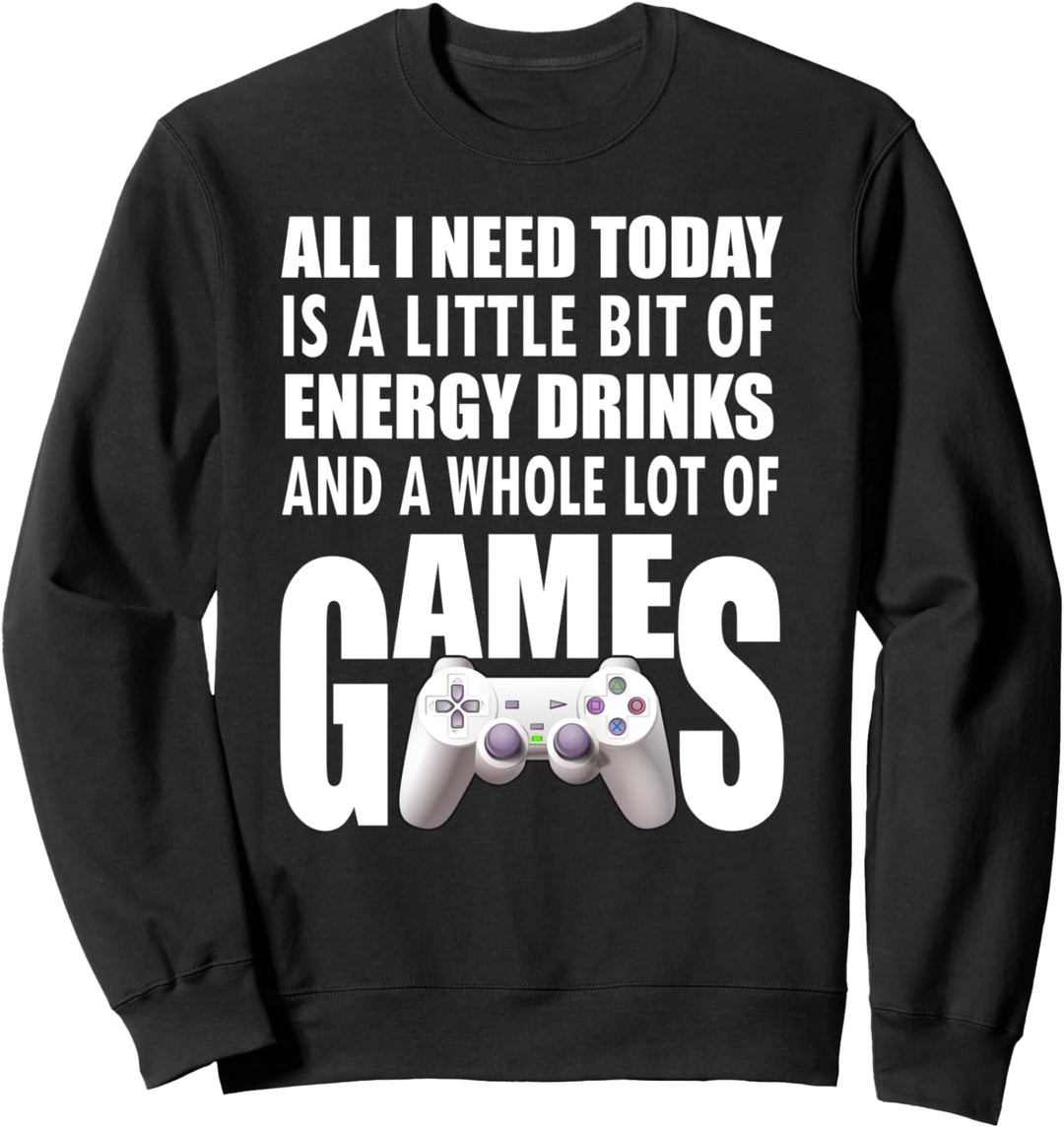 Lustiges Gamer Zocker Geschenk Sweatshirt
