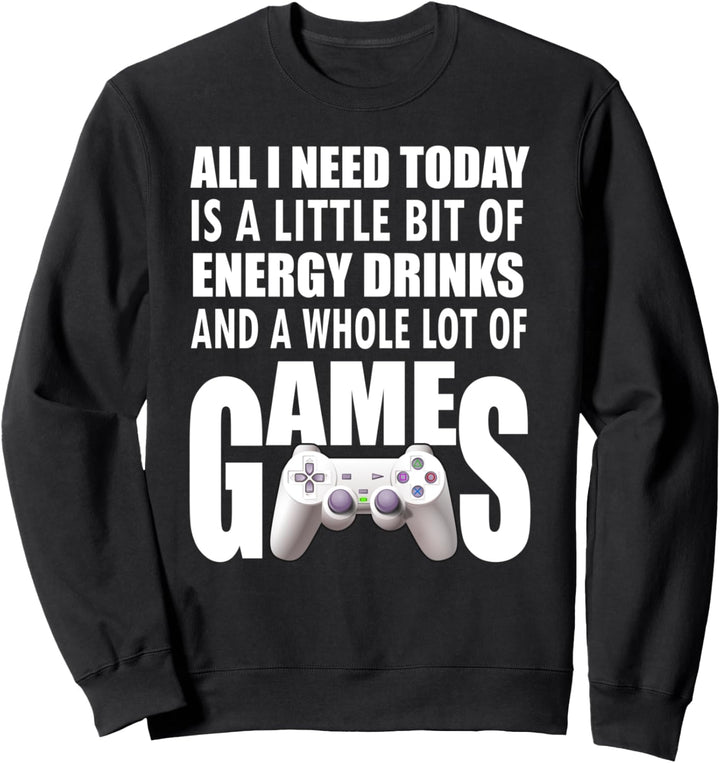 Lustiges Gamer Zocker Geschenk Sweatshirt