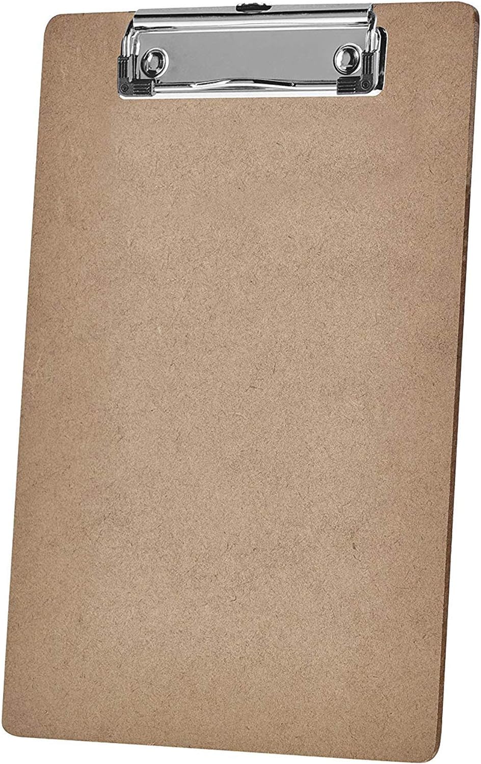 Acrimet Hartfaser Klemmbrett Buchstabe Grösse A4 (33 x 23 cm) Holzfaser Flacher Metallklammer (12er-
