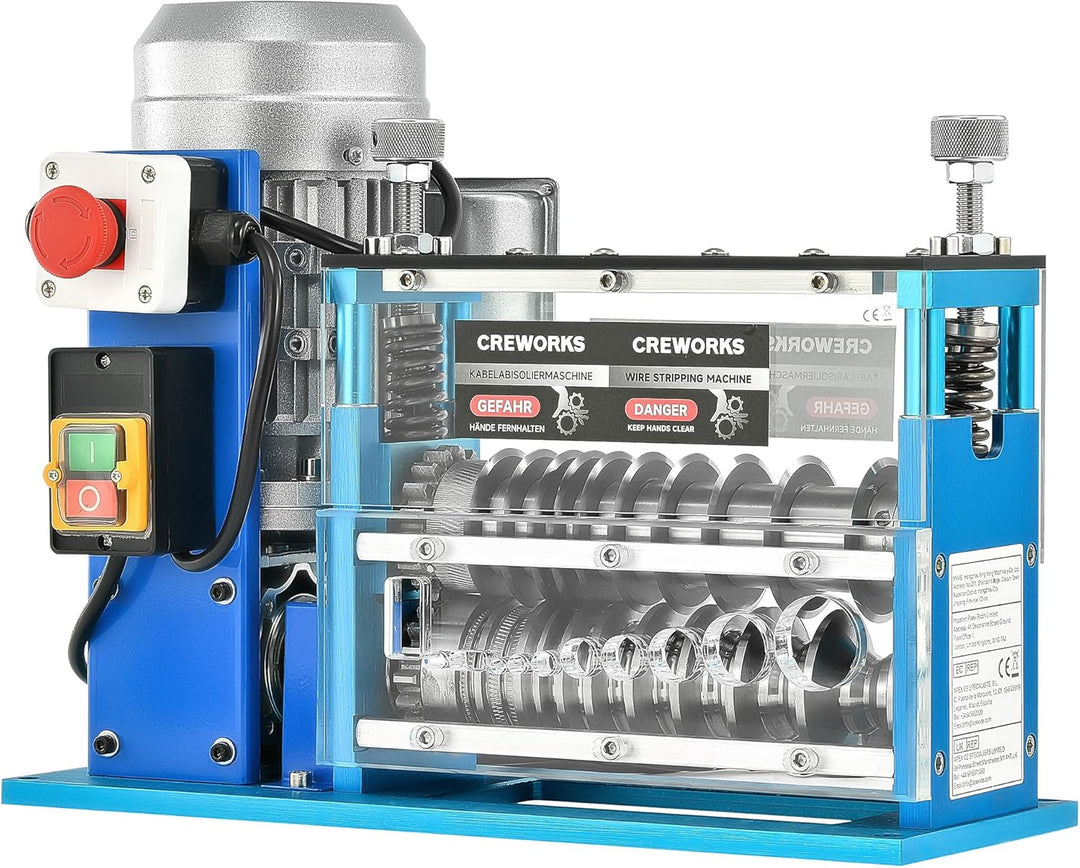 CREWORKS Kabelabisoliermaschine 1,5-38mm Kabelschälmaschine Abisoliermaschine Kabel Abisolierwerkzeu