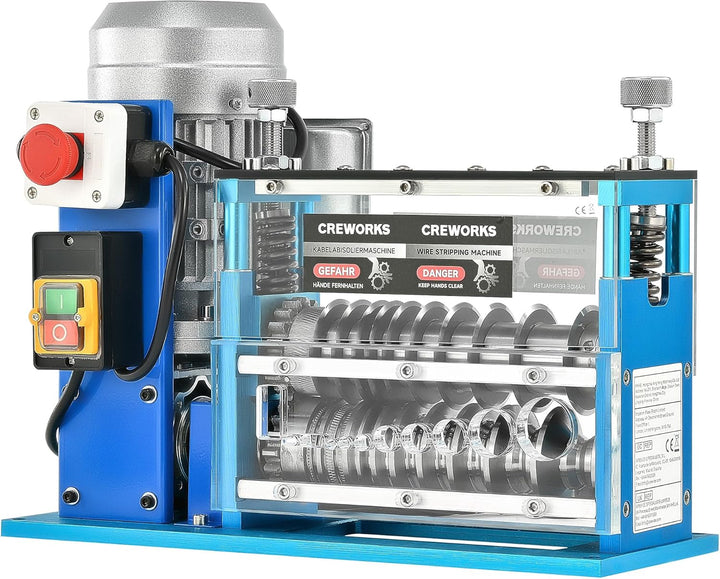 CREWORKS Kabelabisoliermaschine 1,5-38mm Kabelschälmaschine Abisoliermaschine Kabel Abisolierwerkzeu