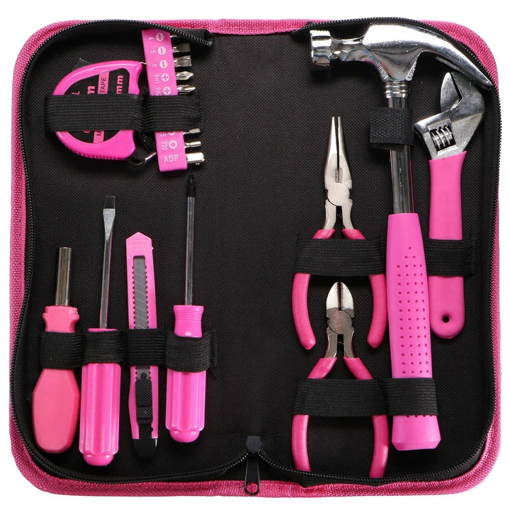 SIXTOL HOME PINK 20 Werkzeugset in einer Tasche | Für den Heimgebrauch | praktischen Werkzeug-Tasche