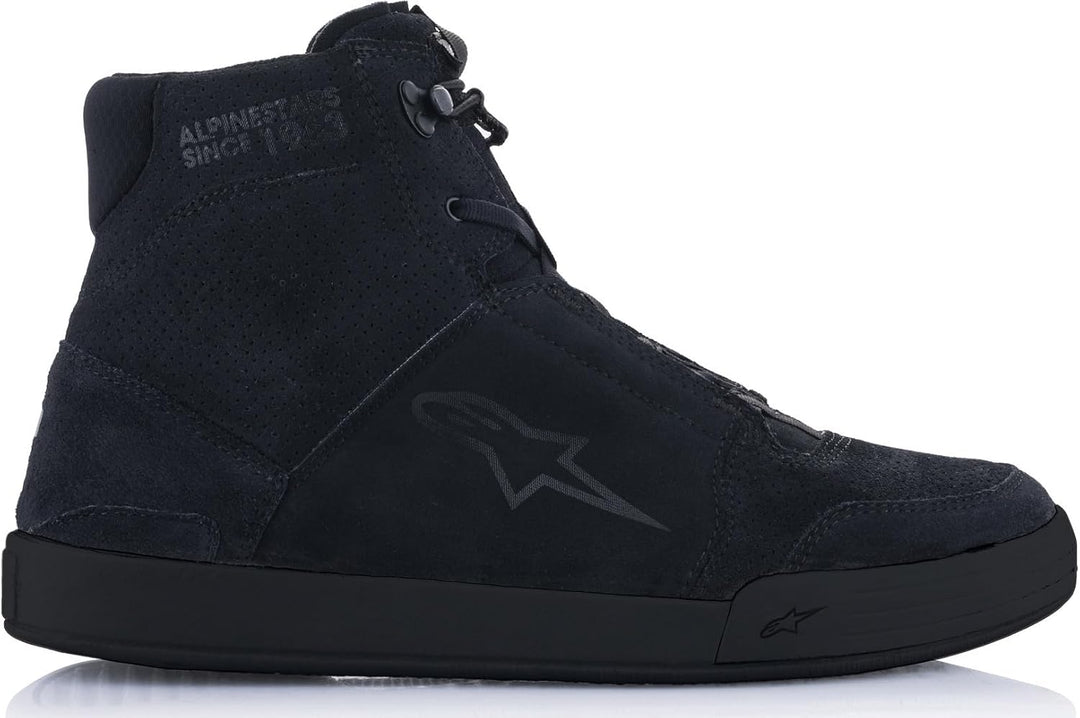 Alpinestars Unisex Chrome MotorradsneakerMotorcycle Clothing 44 EU Schwarz, 44 EU Schwarz
