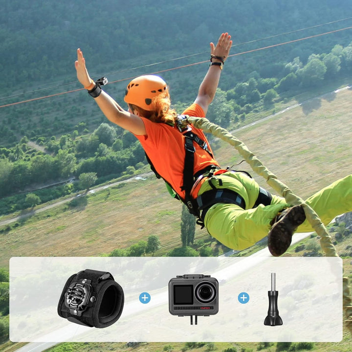AKASO Action Cam Bungee Kit kompatibel mit EK7000/EK7000 Pro/Brave 4/Brave 4 pro/Brave 7 LE/Brave 7/