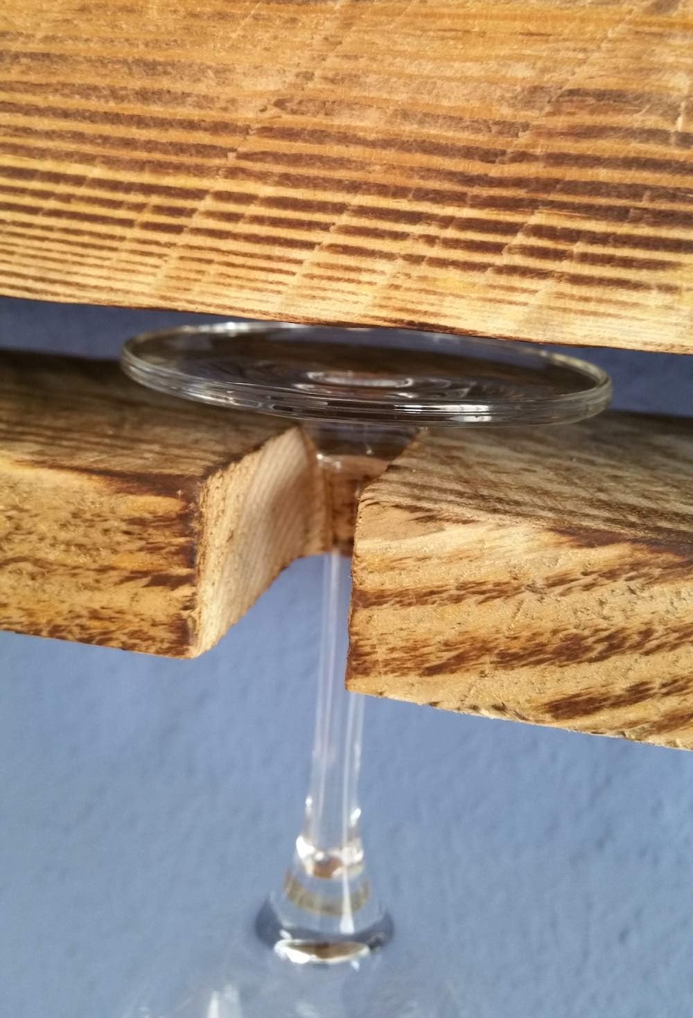 Vintage WEINREGAL PALETTE Wandregal aus Holz RUSTIKAL Flaschenregal Altholz Wandregal Hängeregal Ges