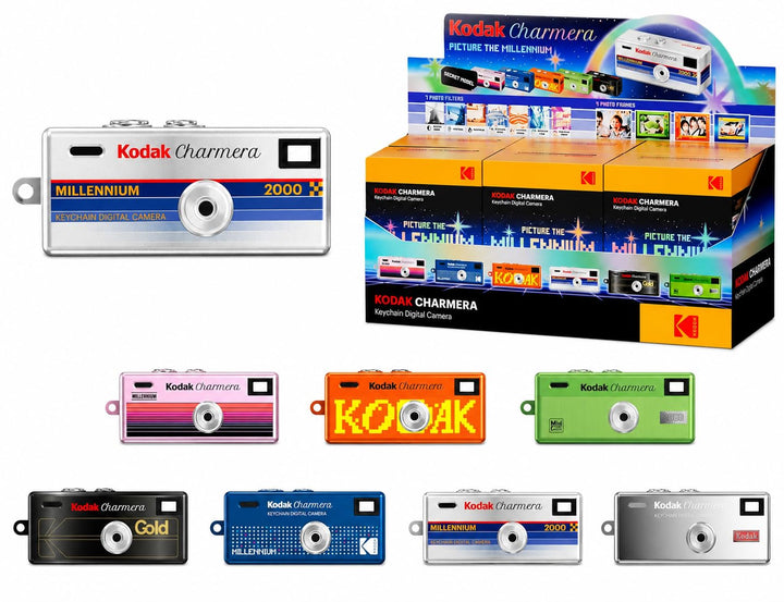 KODAK Charmera Schlüsselanhänger-Digitalkamera-Blindbox – Millenium Einzelbox (1 Stück) – Mini-Kamer