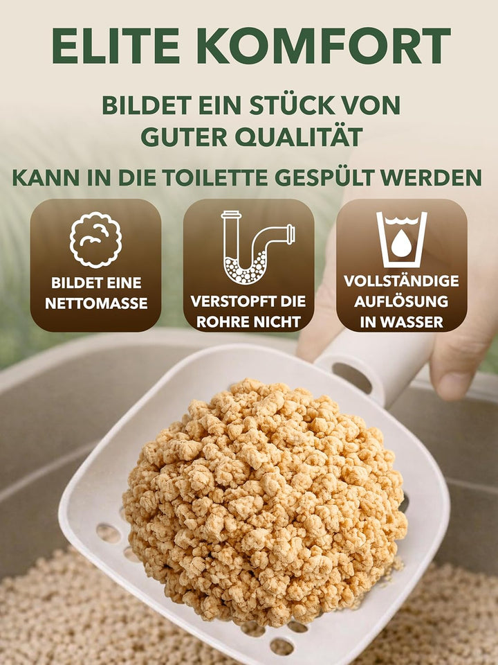 Pelleted Cat Litter, 7L, 6L,7 litres (Katzenstreufüller aus Wiesengras)